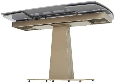 Стол обеденный BALDE 140 (MATT LATTE STONE SOLID CERAMIC/TAUPE) - М-Сити - фото в интернет-магазине Арктика