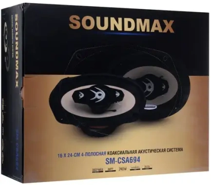 Автоколонки Soundmax SM-CSA694 - фото в интернет-магазине Арктика