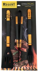 Набор для барбекю "Linea PICNIC" 72-8001 3пр. - Регент Рус - каталог товаров магазина Арктика