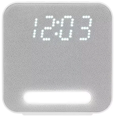 Радиочасы Harper HCLK-2060 white/gray - фото в интернет-магазине Арктика