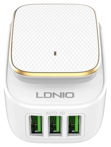 Зарядное устройство сетевое LDNIO A3305 17W USB 3+ Кабель Micro USB LD_B4374* - фото в интернет-магазине Арктика