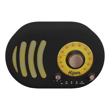 Колонка Bluetooth HIPER Retro S H-OT4 (черная)  - фото в интернет-магазине Арктика