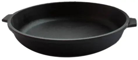 Сковорода литая чугунная у3250 32 см - Кукмара - фото в интернет-магазине Арктика