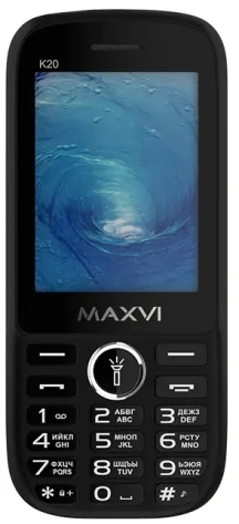 Мобильный телефон Maxvi K20 Black - фото в интернет-магазине Арктика