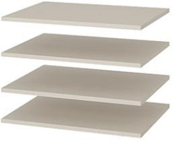 Спальня "Хилтон" (ХТ-009.00) комплект полок (Кашемир серый) - Ангстрем - каталог товаров магазина Арктика