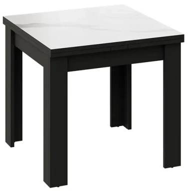 Стол обеденный "Хьюстон" Т1 (Черный/Белый мрамор) - Три Я - фото в интернет-магазине Арктика