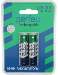 Аккумулятор Perfeo HR6-2BL 2000 mAh 2 шт (PF AA2000/2BL) - каталог товаров магазина Арктика