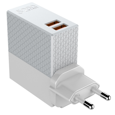 Зарядное устройство LDNIO (LD_B4339) (PA606) серо-белое - фото в интернет-магазине Арктика