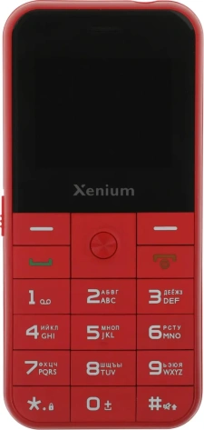 Мобильный телефон Xenium X718 Red - фото в интернет-магазине Арктика