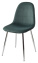 Стул PESCARA (UF910-14 DARK GREEN/CHROME) - М-Сити - фото в интернет-магазине Арктика