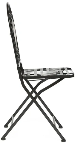 Стул "Secret de Maison VICENZA2 (mod. PL08-1070-1-GBRN) металл, 36х35х91см, черный/плитка "ASTRA) - Тетчер - фото в интернет-магазине Арктика