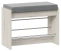 Прихожая "Тайм" Тип 1 тумба д/обуви (дуб крафт белый/велюр серый) - Три Я - фото в интернет-магазине Арктика