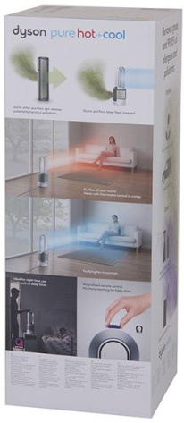 Очиститель Dyson Pure Hot + Cool HP00 EU Wh/Sv - фото в интернет-магазине Арктика