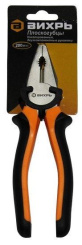 Пассатижи ВИХРЬ никелированные, двухкомпанентная рукоятки, 200 мм - каталог товаров магазина Арктика