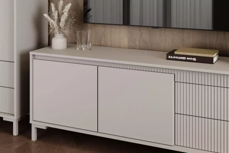 Гостиная "Свейн" (Кашемир серый) - Столлайн - фото в интернет-магазине Арктика