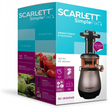 Соковыжималка Scarlett SC-JE50S43 - фото в интернет-магазине Арктика