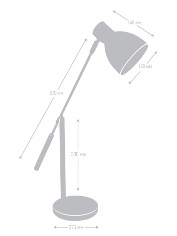 Светильник Camelion KD-333 C02 (черный) - фото в интернет-магазине Арктика