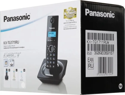 Телефон Panasonic KX-TG1711RUW - фото в интернет-магазине Арктика