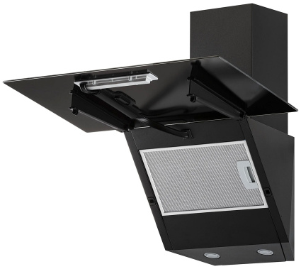 Вытяжка Krona HELGA 600 black PB - фото в интернет-магазине Арктика