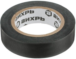 Изолента ВИХРЬ (20m*19mm*0,15mm) черная - каталог товаров магазина Арктика