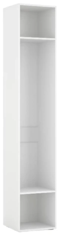 "ПРАГА" Джей шкаф правый 500 мм S2305R белый - Евромебель - фото в интернет-магазине Арктика
