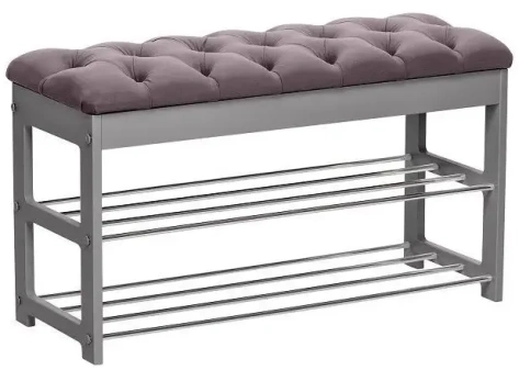 Банкетка МИ "Грейс" (серый ясень/V19) - Импэкс - фото в интернет-магазине Арктика