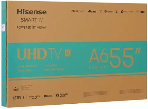 Телевизор Hisense 55A6BG UHD Smart TV RU - фото в интернет-магазине Арктика