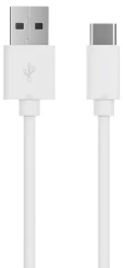 Кабель OLMIO USB 2.0 - USB type-C 1м белый (038899) - каталог товаров магазина Арктика