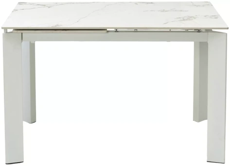 Стол обеденный CORNER 120 (GLOSS GOLDEN JADE / WHITE) - М-Сити - фото в интернет-магазине Арктика