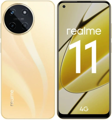 Мобильный телефон Realme 11 8+256Gb Gold RMX3636 - фото в интернет-магазине Арктика