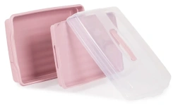 Контейнер прямоугольный большой GRAND CHEF 00415-X51-00 розовый - Безант М - каталог товаров магазина Арктика
