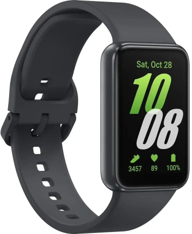 Фитнес-браслет Samsung Galaxy Fit3 Graphite/Графит (SM-R390) - фото в интернет-магазине Арктика