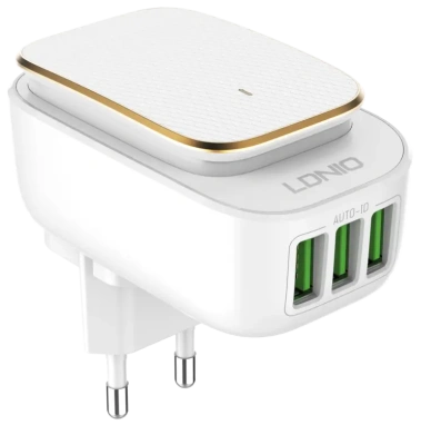 Зарядное устройство сетевое LDNIO A3305 17W USB 3+ Кабель Micro USB LD_B4374* - фото в интернет-магазине Арктика