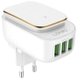 Зарядное устройство сетевое LDNIO A3305 17W USB 3+ Кабель Micro USB LD_B4374*