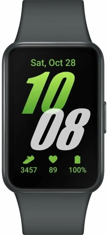 Фитнес-браслет Samsung Galaxy Fit3 Graphite/Графит (SM-R390) - фото в интернет-магазине Арктика