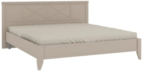 Спальня "Кантри" (КА-800.27) кровать 140*200 (Кашемир серый) - Ангстрем - фото в интернет-магазине Арктика