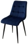 Стул CHIC (BLUVEL-86/ BLACK) - М-Сити