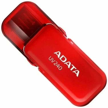 Флеш диск A-Data 64Gb UV240 (AUV240-64G-RRD) (красная) - фото в интернет-магазине Арктика