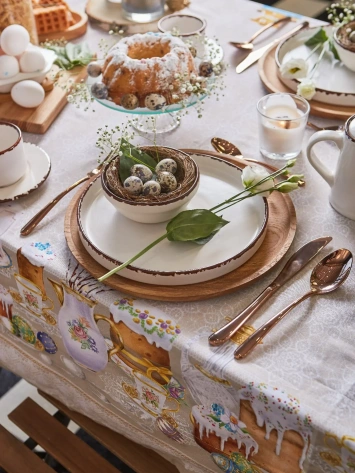 Скатерть "Пасхальные куличи" ПСХ 4778292 220*147 см  - Сима-ленд - фото в интернет-магазине Арктика