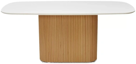 Стол обеденный TAMPA 180 (WHITE / OAK) - М-Сити - фото в интернет-магазине Арктика