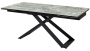 Стол обеденный LIVORNO DF161T (KL-170 MALACHITE/ BLACK) - М-Сити