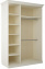 Спальня "Кантри" (КА-172.03) шкаф для одежды (Валенсия) - фото в интернет-магазине Арктика