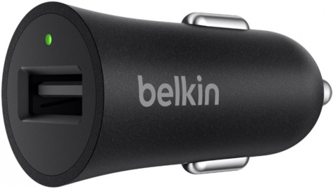 Зарядное устройство авто Belkin F7U032bt04-BLK QC 3.0 18W+Кабель USB-C 1.2m Black - фото в интернет-магазине Арктика