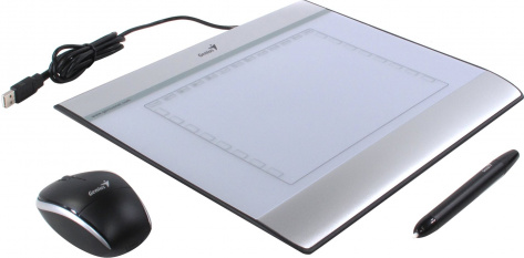 Планшет для рисования Genius Mouse Pen i608X 6"x8" - фото в интернет-магазине Арктика