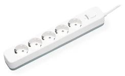 Сетевой фильтр Perfeo Power Stream PF_C3963, 2500W, 1,5м, 5 розеток, белый* - каталог товаров магазина Арктика
