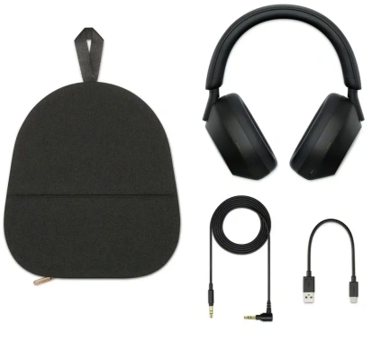 Наушники Sony WH-1000XM5 Black - фото в интернет-магазине Арктика