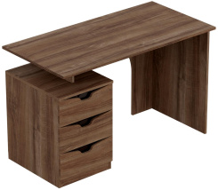 Спальня "Соренто" стол письменный (Дуб стирлинг/кофе структ.матовый) - Мебельград - каталог товаров магазина Арктика