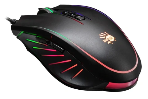 Мышь A4Tech Bloody Q81 Curve (черная) USB - фото в интернет-магазине Арктика