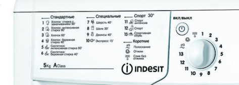 Стиральная машина Indesit IWSB 5105 CIS - фото в интернет-магазине Арктика