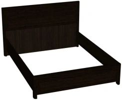 Спальня "Рандеву" RK1601/вар.2 кровать 160*200 (венге) - Евромебель - каталог товаров магазина Арктика